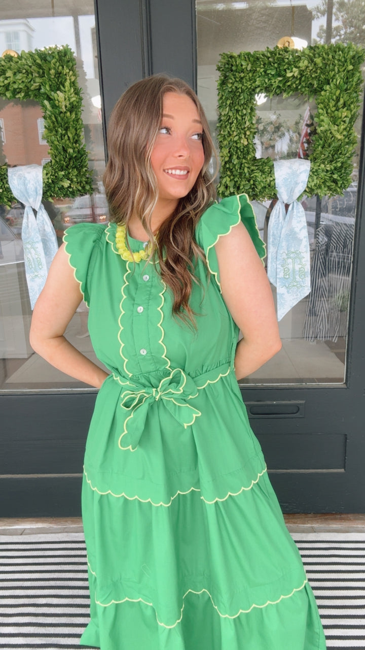 The Kensington Green Dress