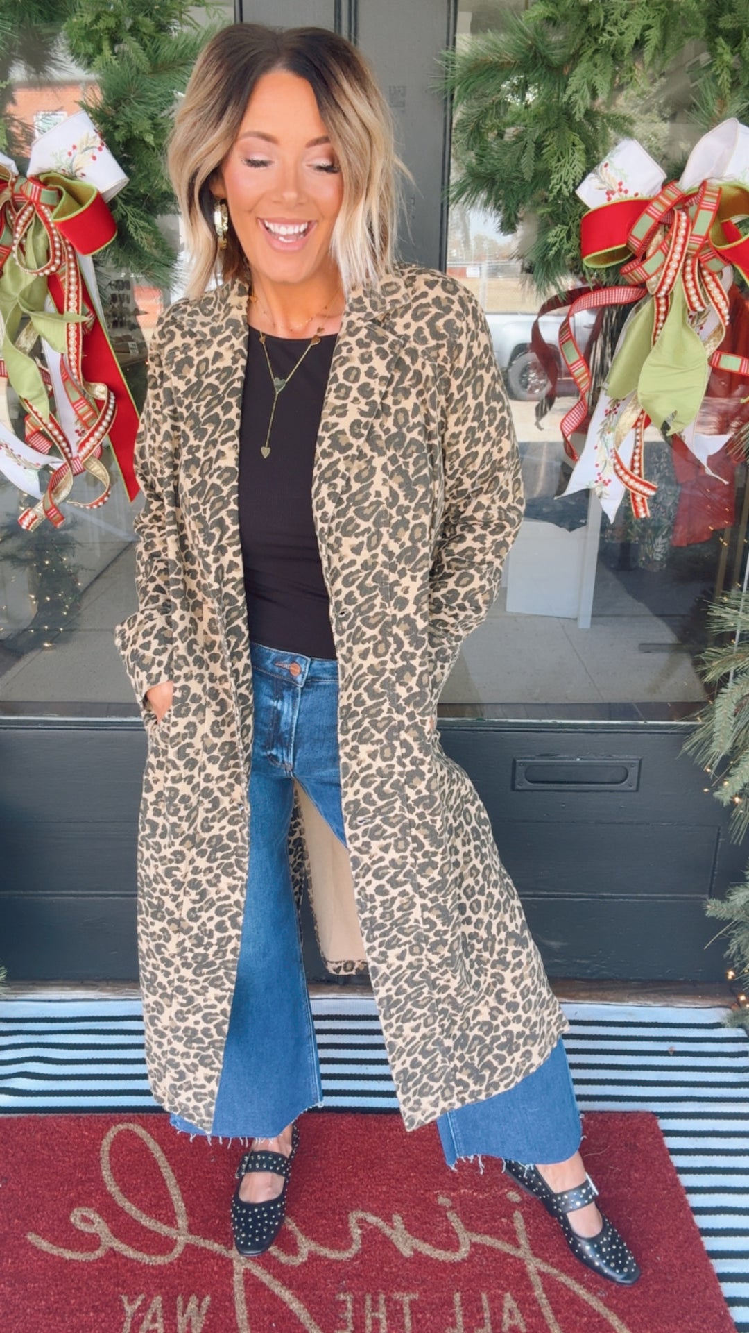 Leopard Duster Jacket