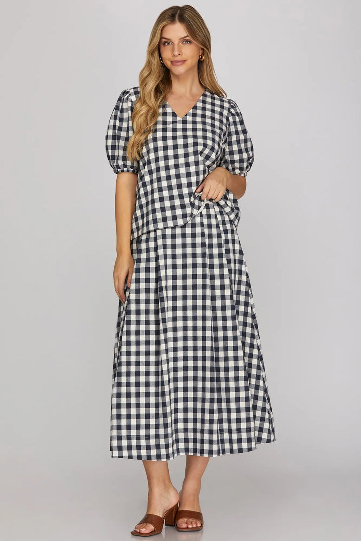 The Sunday Stroll Gingham Set