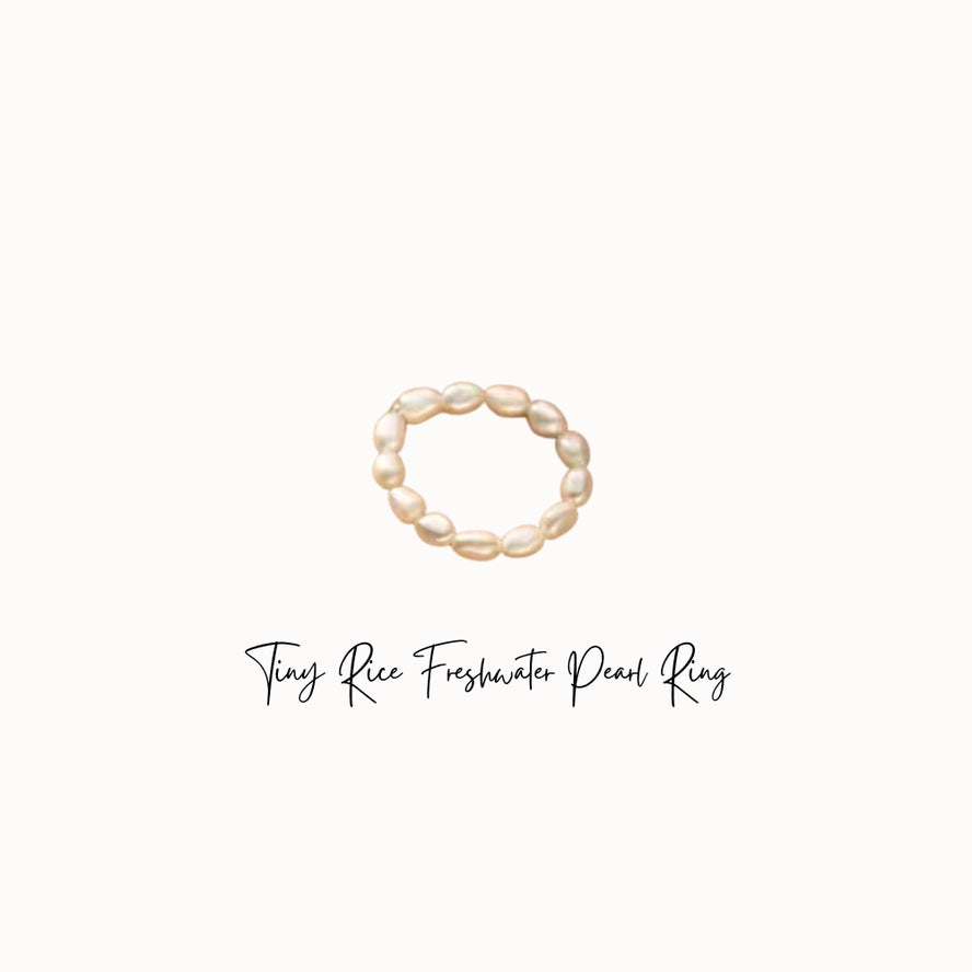 Rice Freshwater Pearl Ring