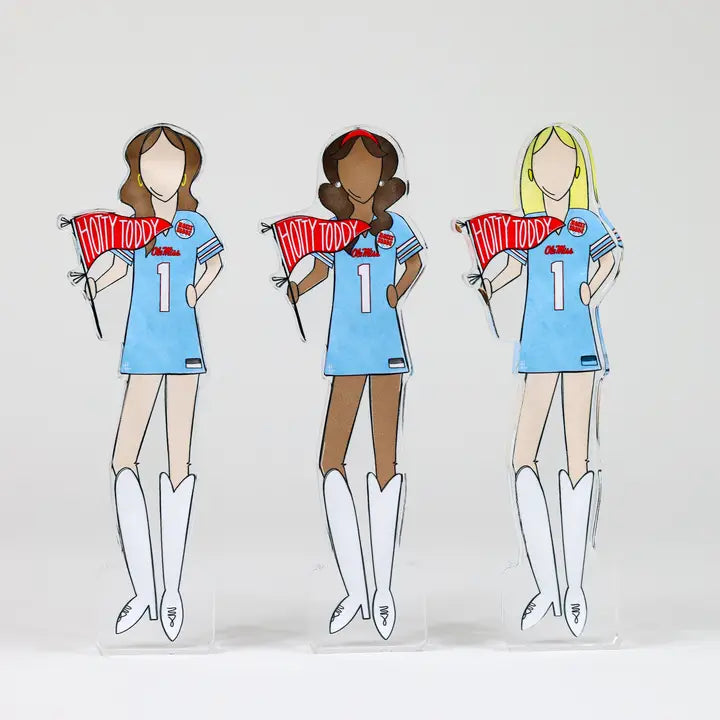 Ole Miss Girls Acrylic Shelfie | College Art Block