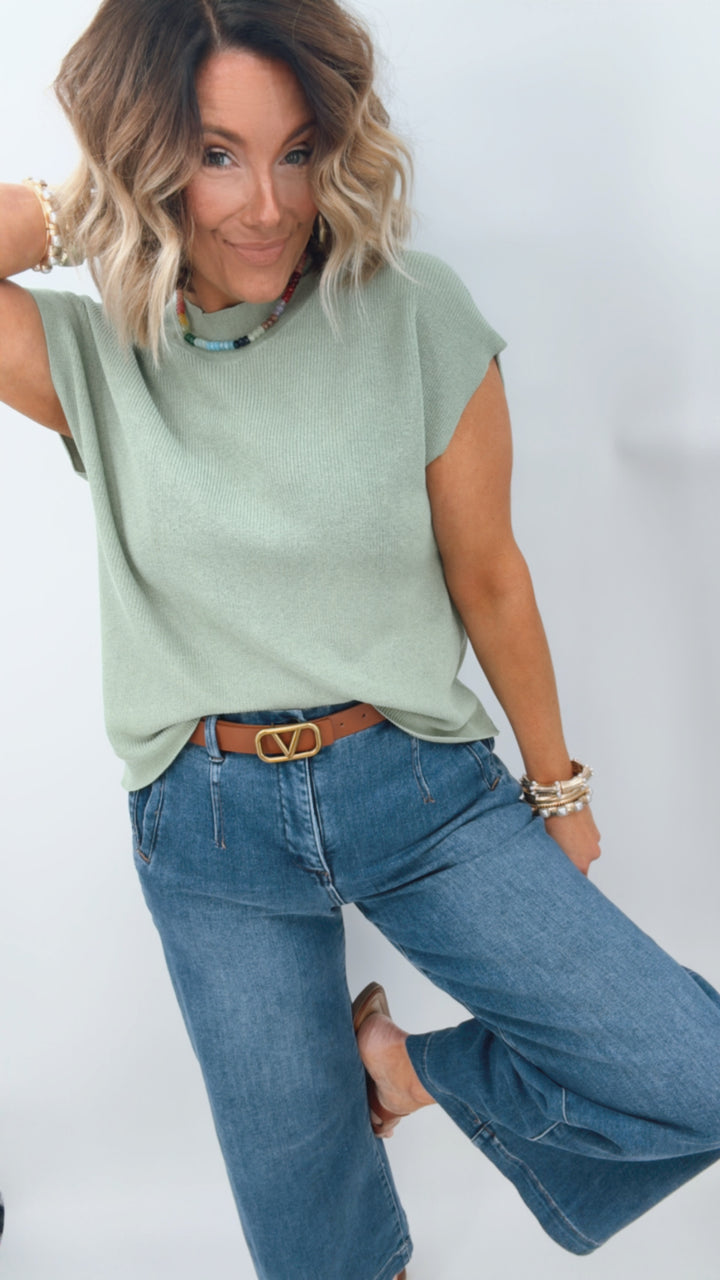 The Solid Sloan Top