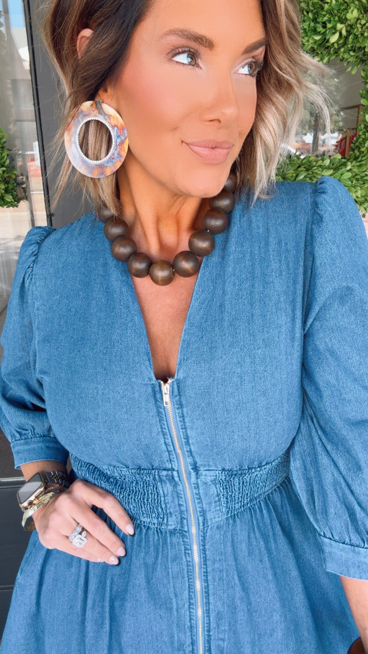 The Denim Darling Dress
