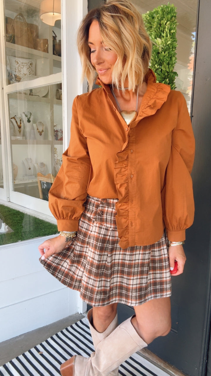 Plaid Penny Skirt