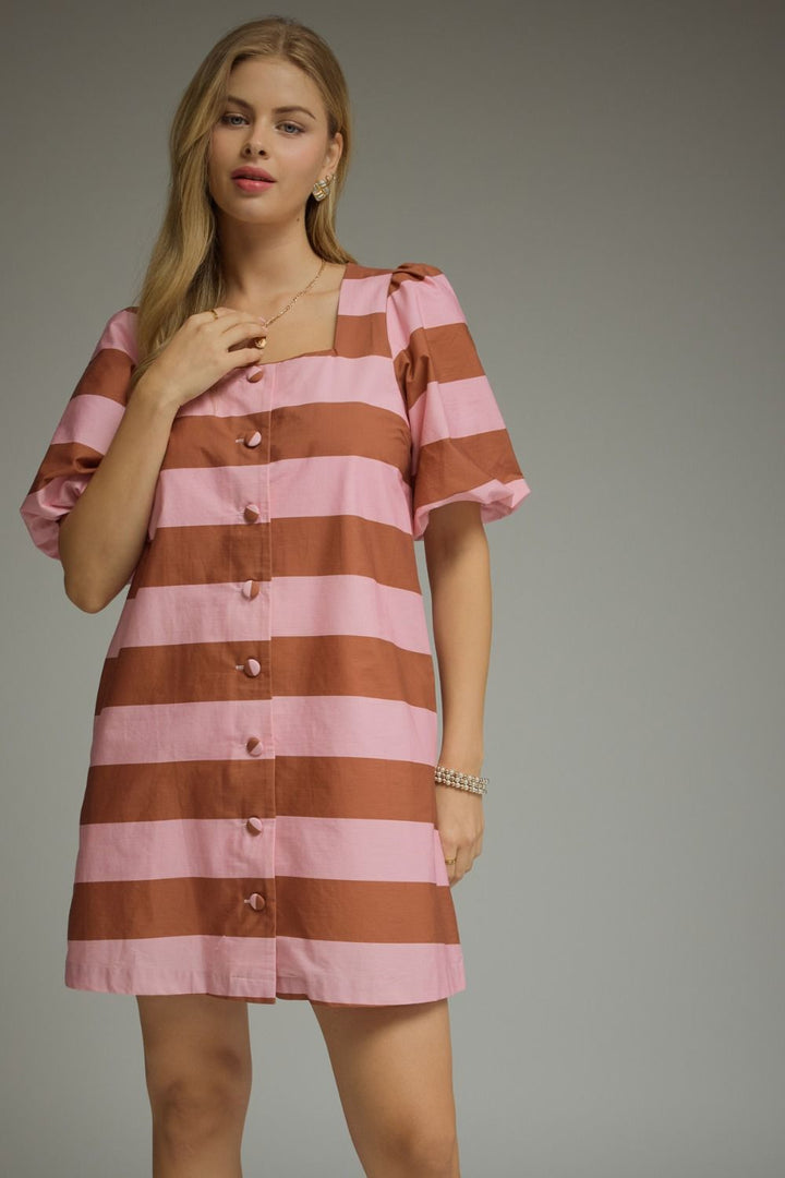 The Blush & Bronze Dress
