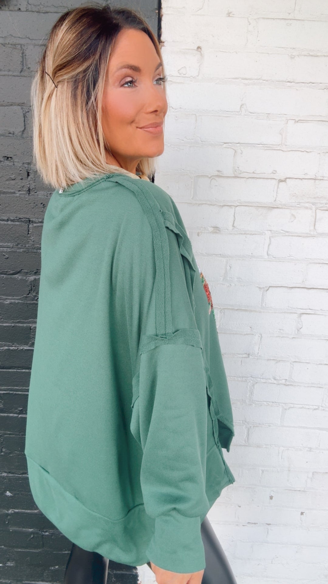 Christmas Sequin Nutcracker Sweatshirt