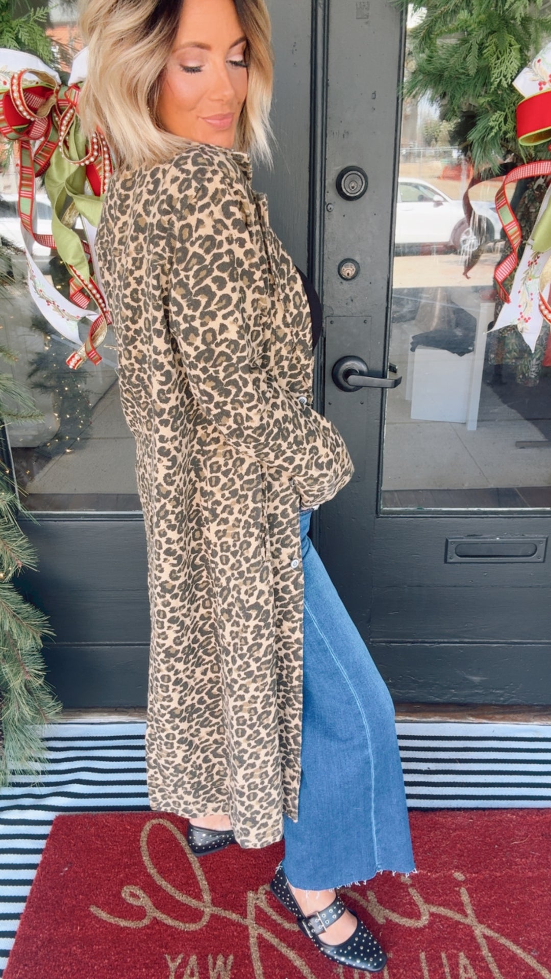Leopard Duster Jacket