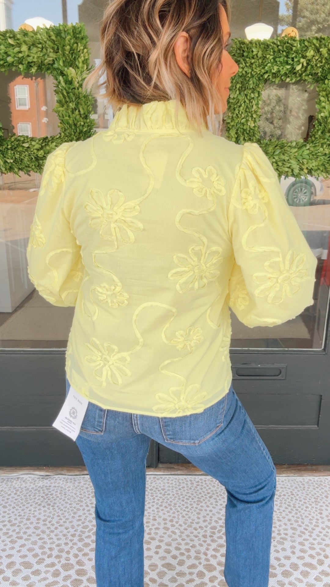 The Sunlit Petal Top