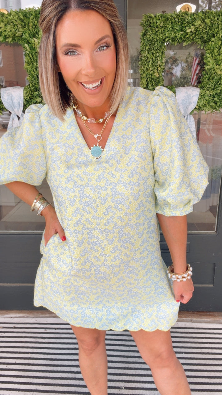 Lemon Lace Scallop Mini