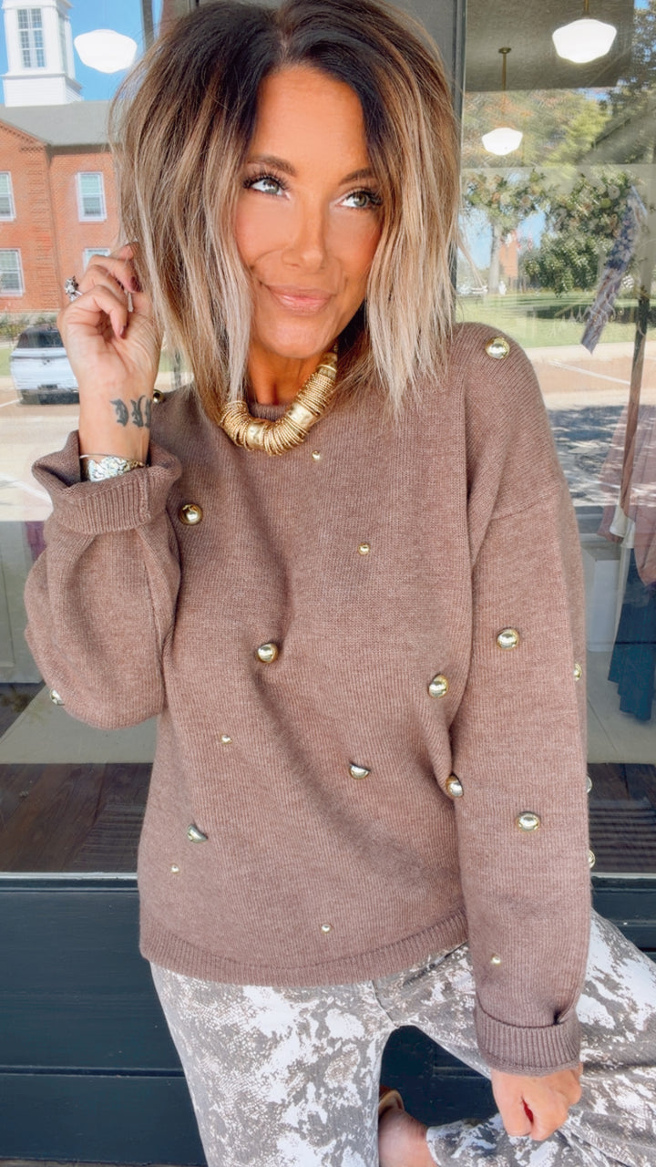 The Golden Touch Sweater