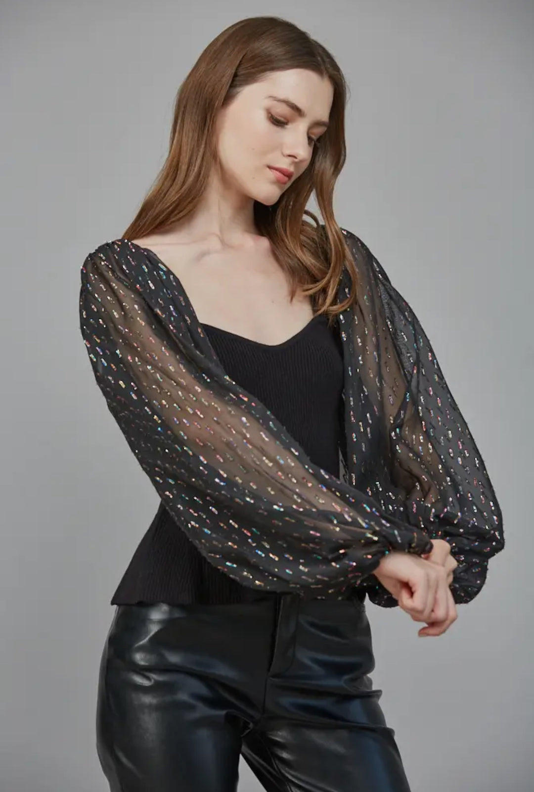 The Metallic Mallie Top