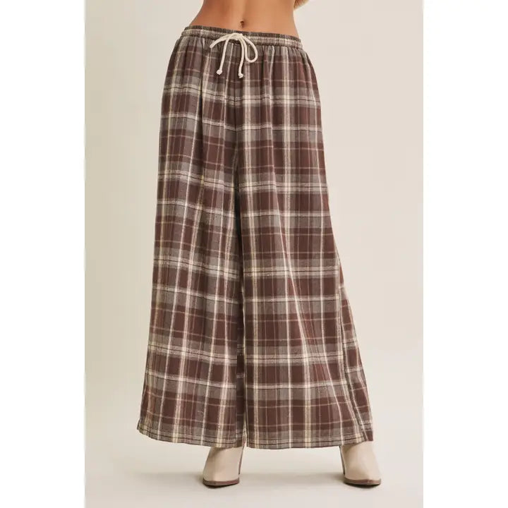 The Cozy Cabin Brushed Plaid Pant