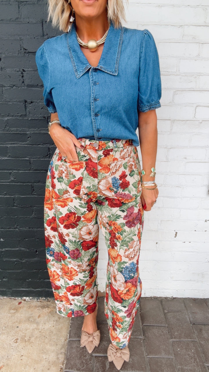 The Tara Tapestry Pant