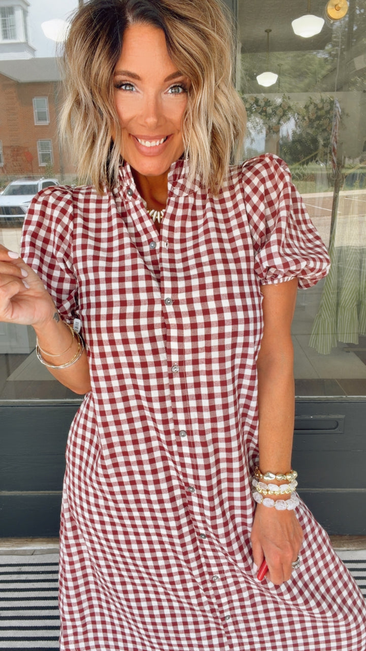 The Shelly Gingham Dress