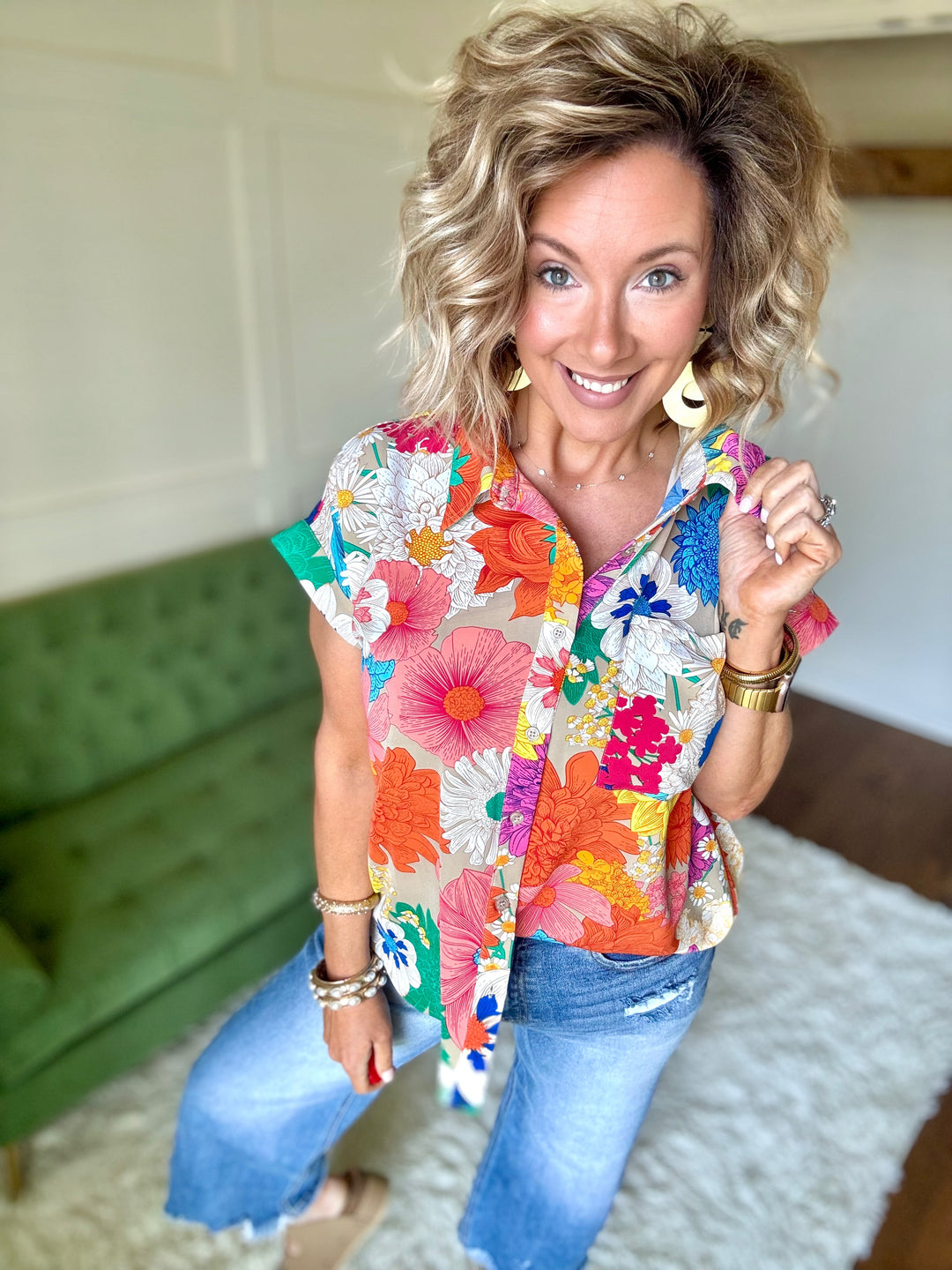 The Tropical Print Top