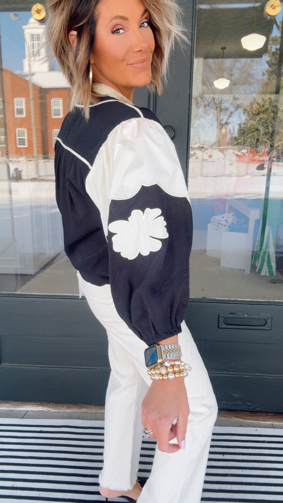 THML Midnight Bloom Top