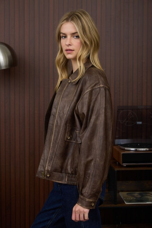 The Kelly Leather Jacket