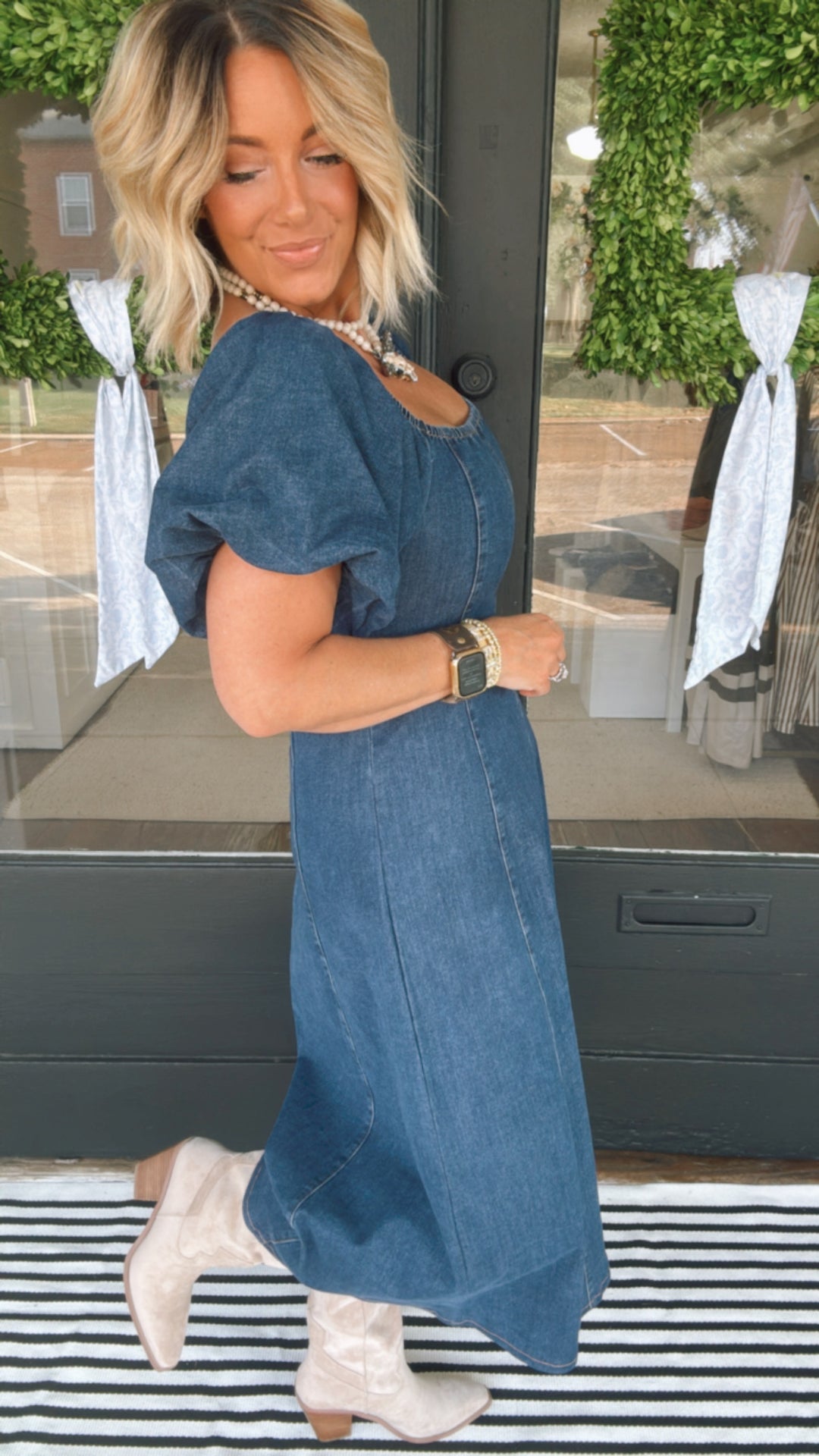 The Denim Midi