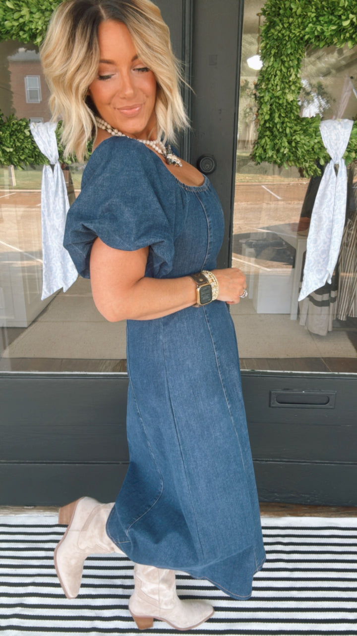 The Denim Midi