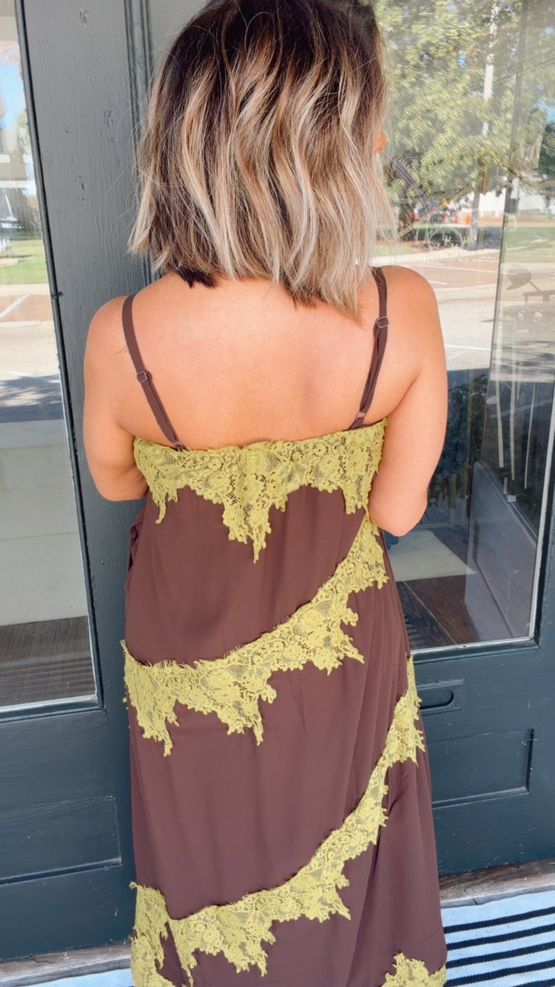 Golden Hour Lace Maxi Dress