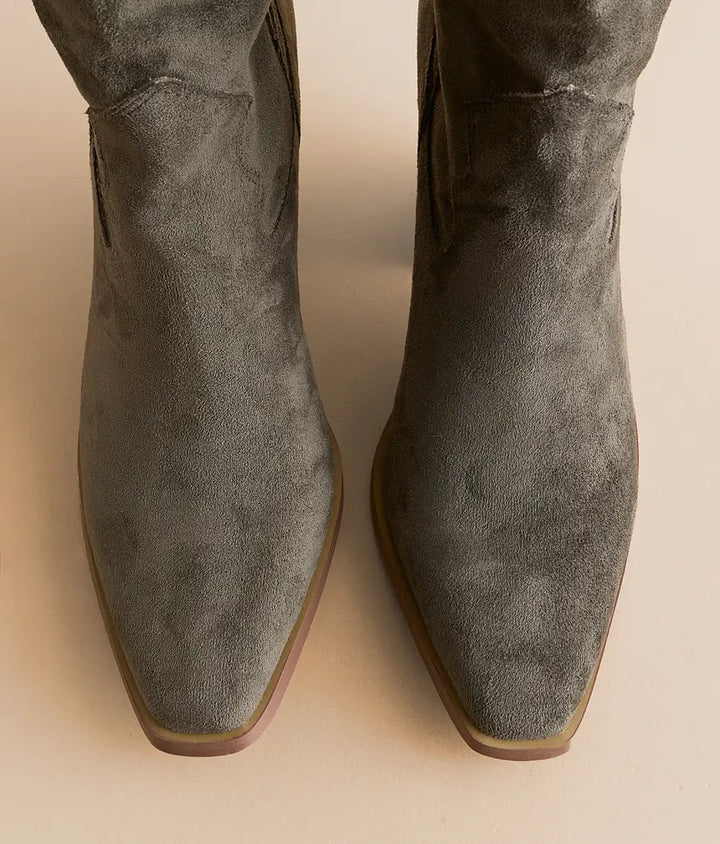 The Classy Olive Boot