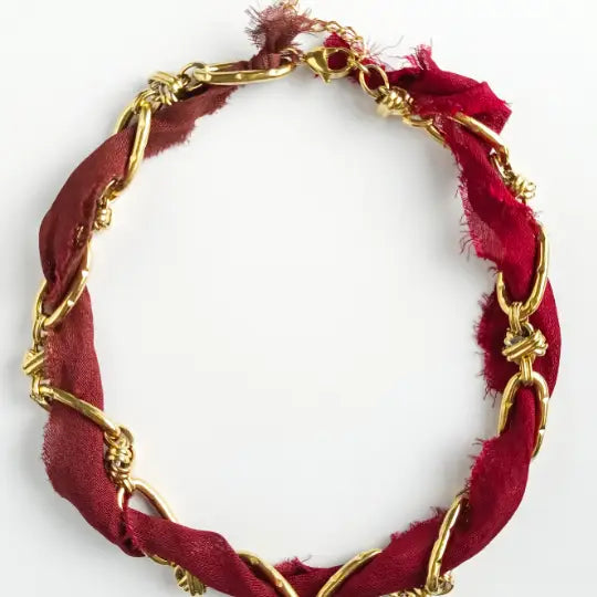 Don't Get It Twisted Maroon Collar