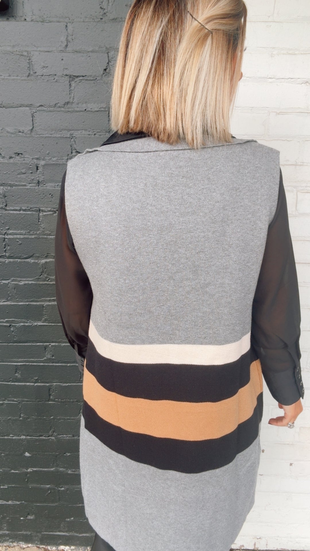 THML Colorblock Cardigan