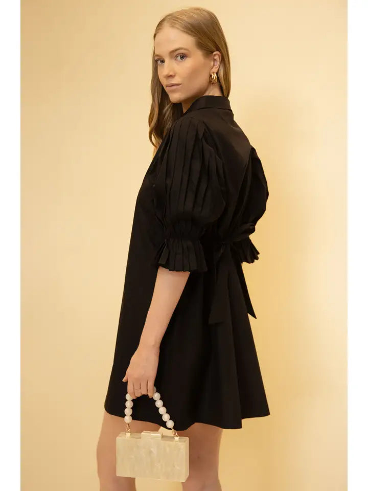 The Little Black Poplin Dress