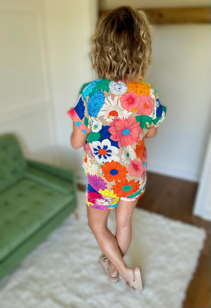 The Tropical Print Top