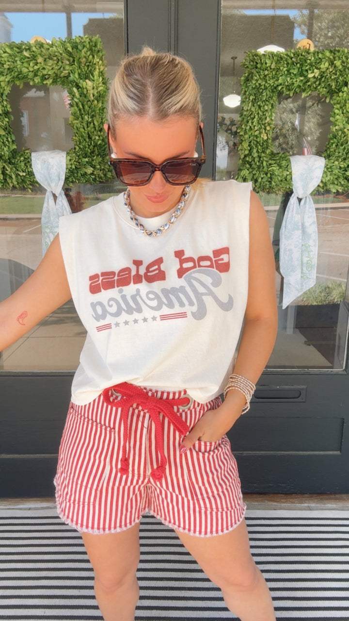 God Bless America Muscle Tee