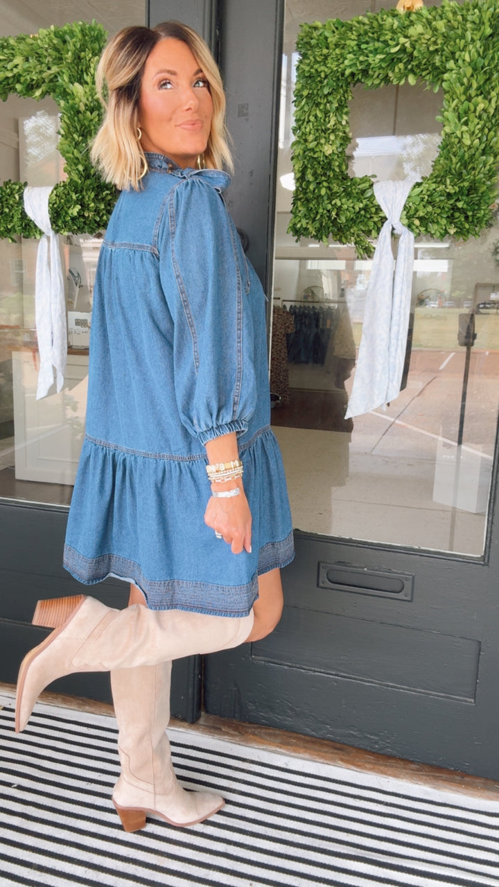 The Darla Denim Dress