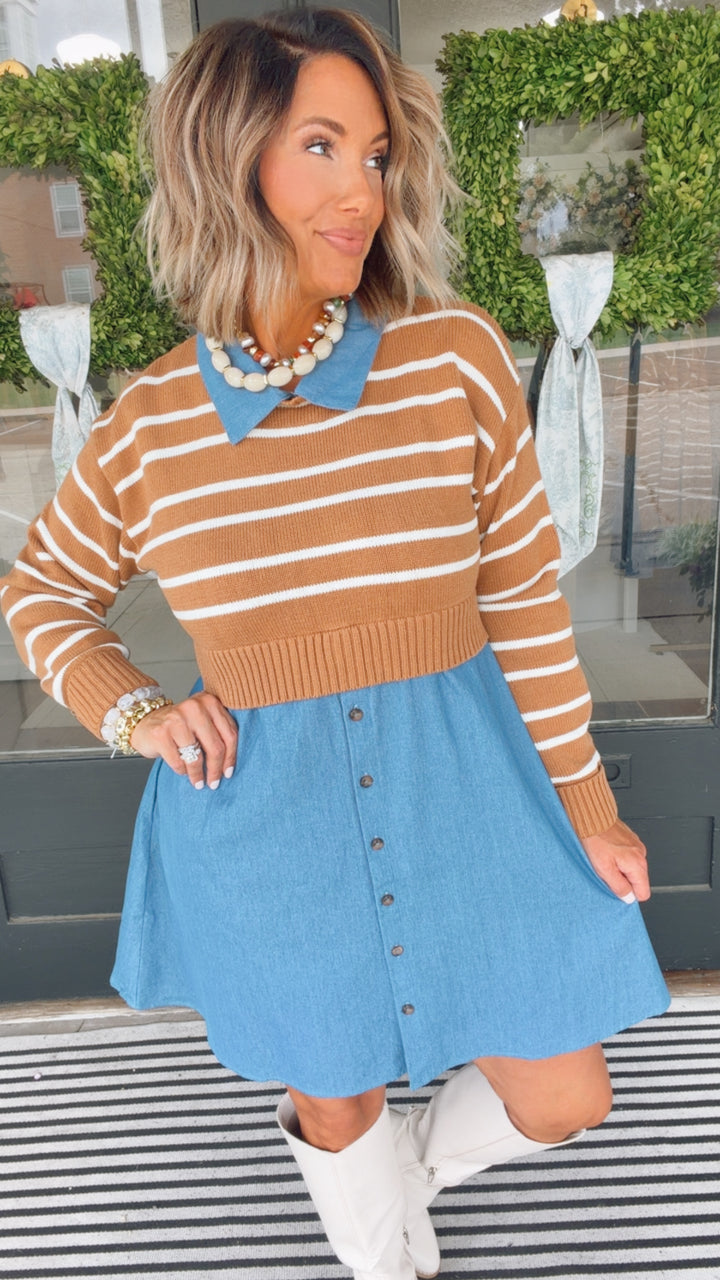 The Classic Prep Sweater Dress
