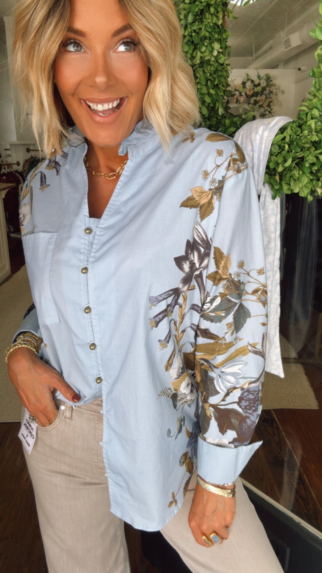 The Chambray Top