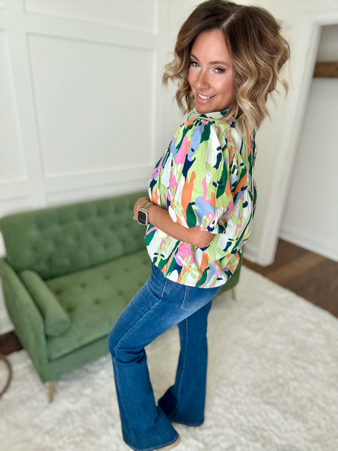 THML Colorful Whimsy Top