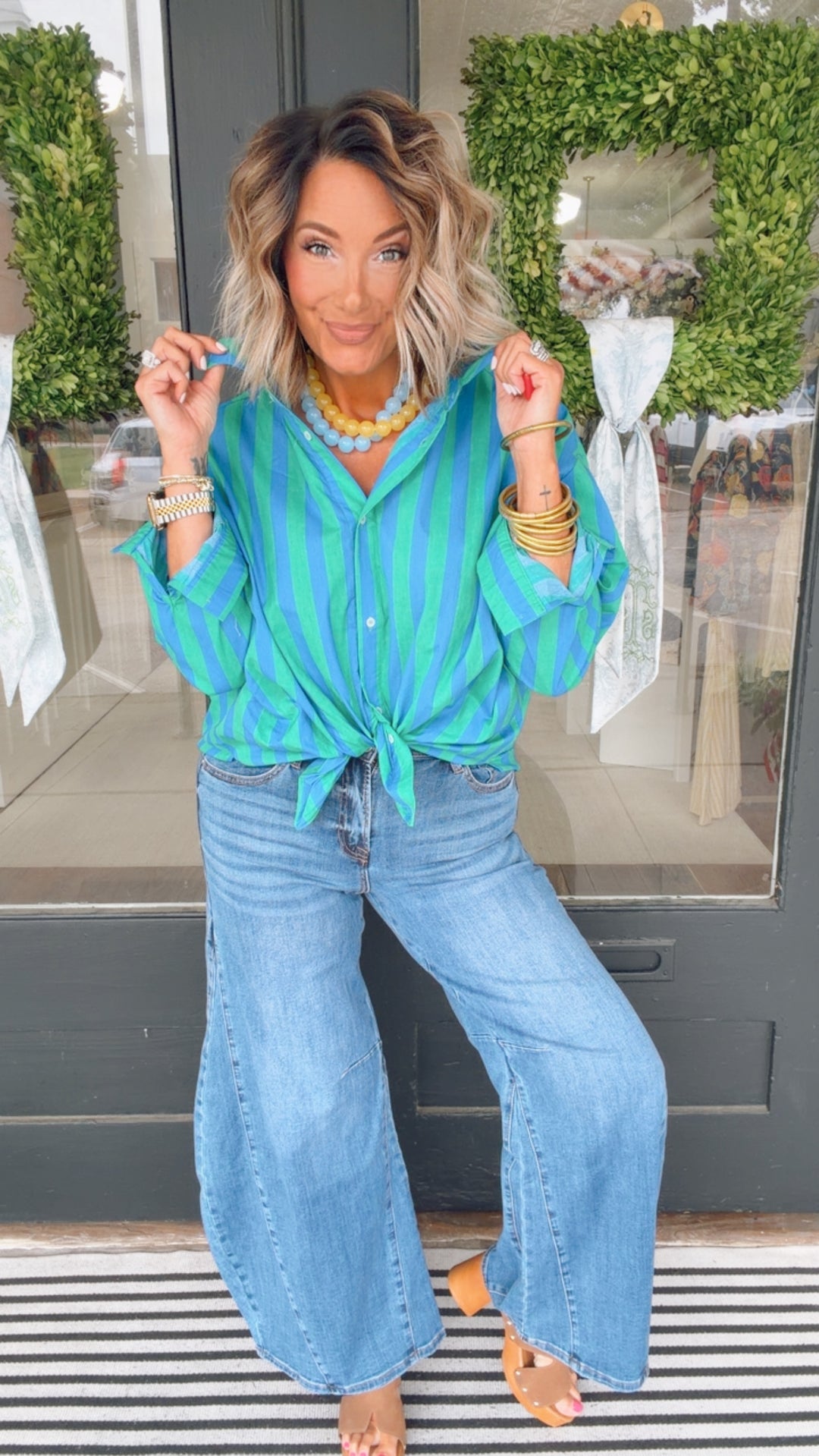 The Sue Stripe Top