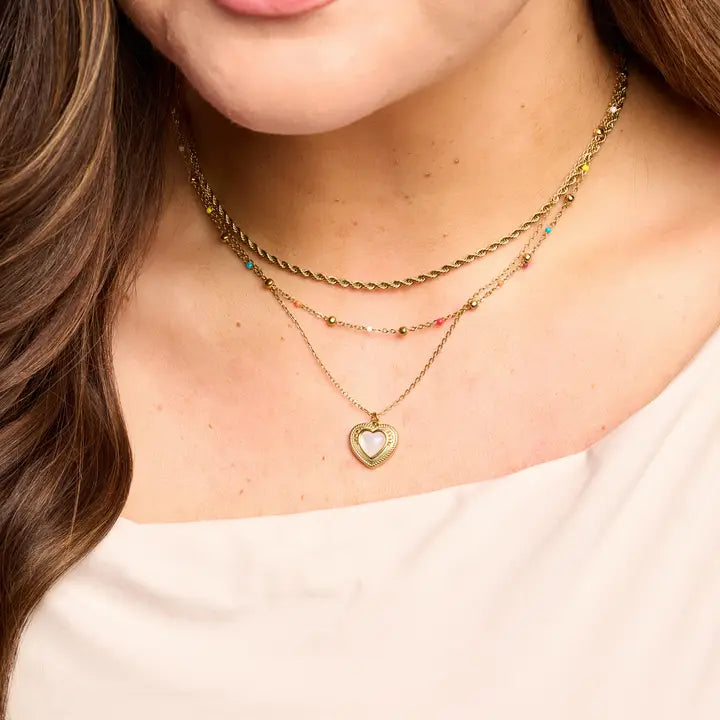 Phoebe Colorful Gold Ball Necklace