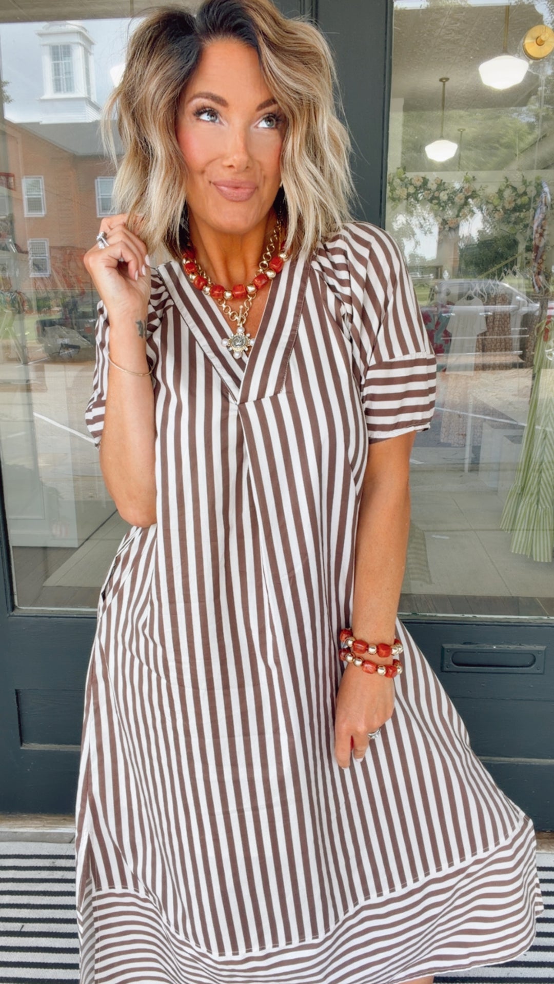 The Mocha Moment Dress