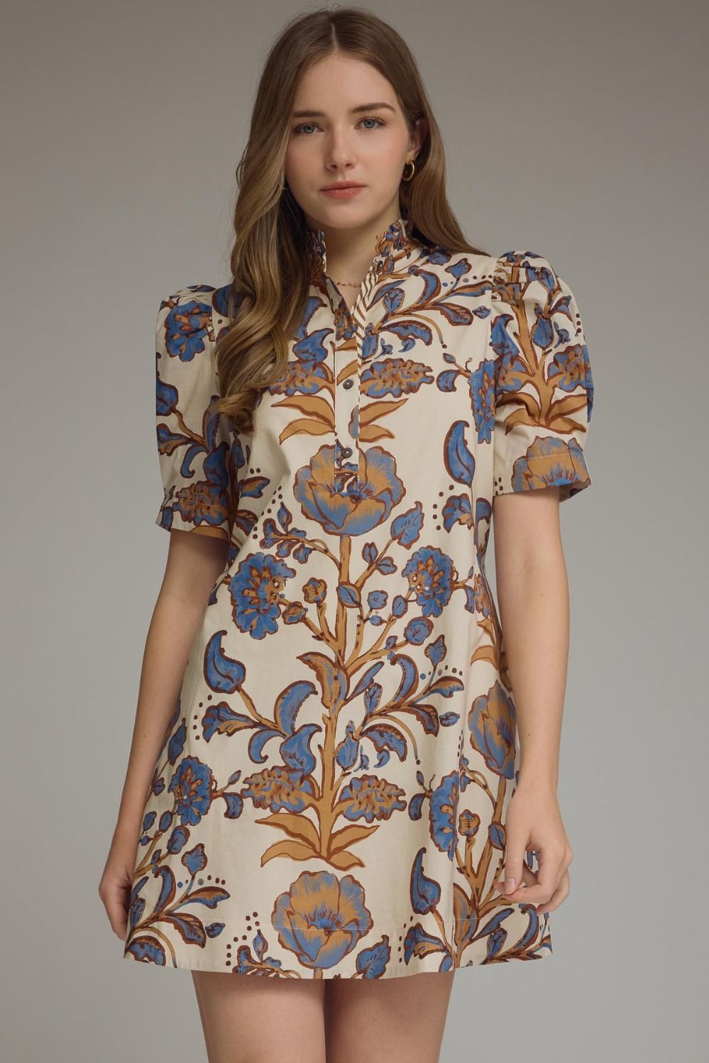 The Blue Belle Floral Dress