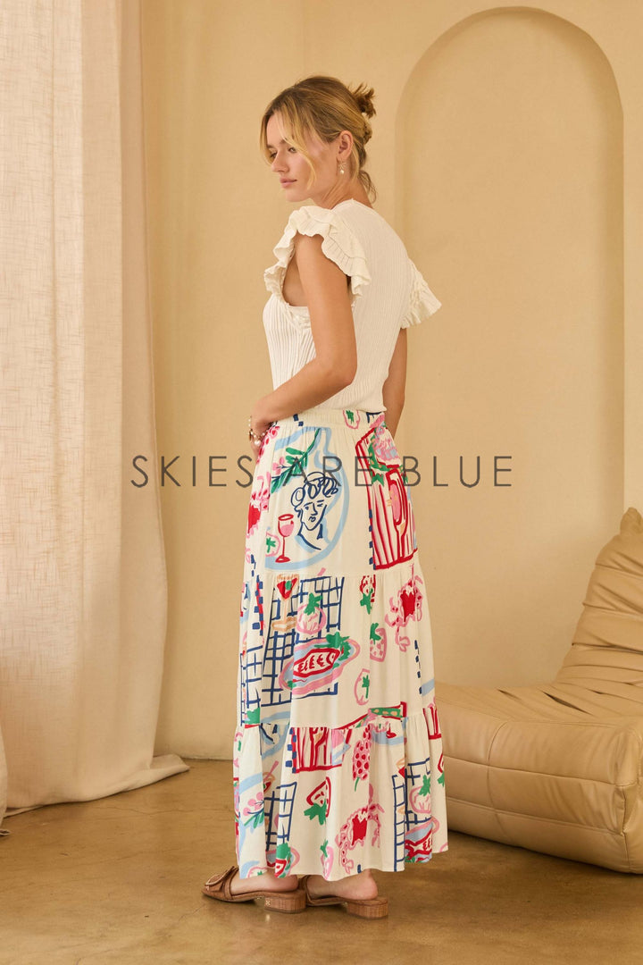 The Gallery Walk Maxi Skirt