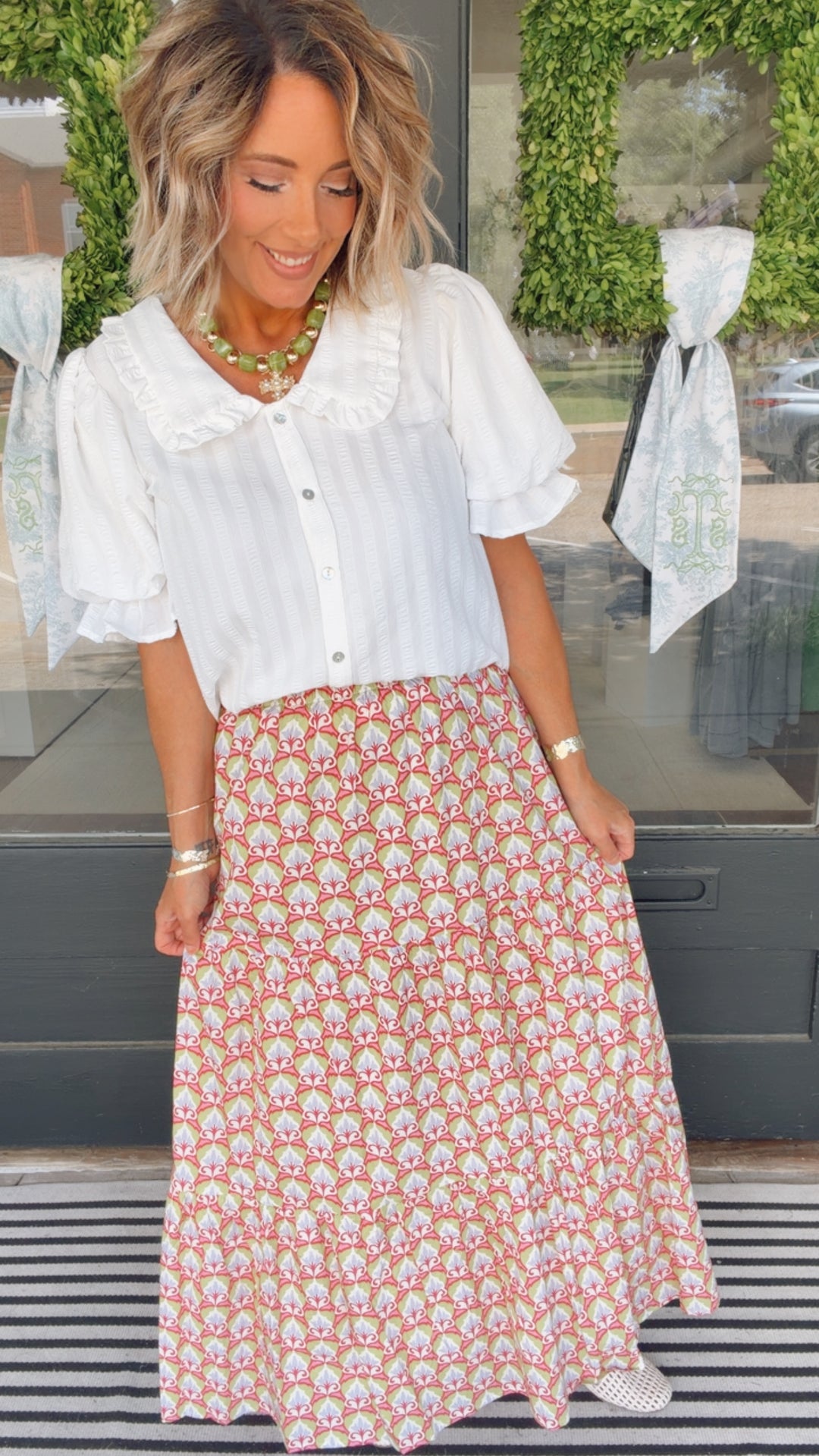 Mythic Petals Maxi Skirt