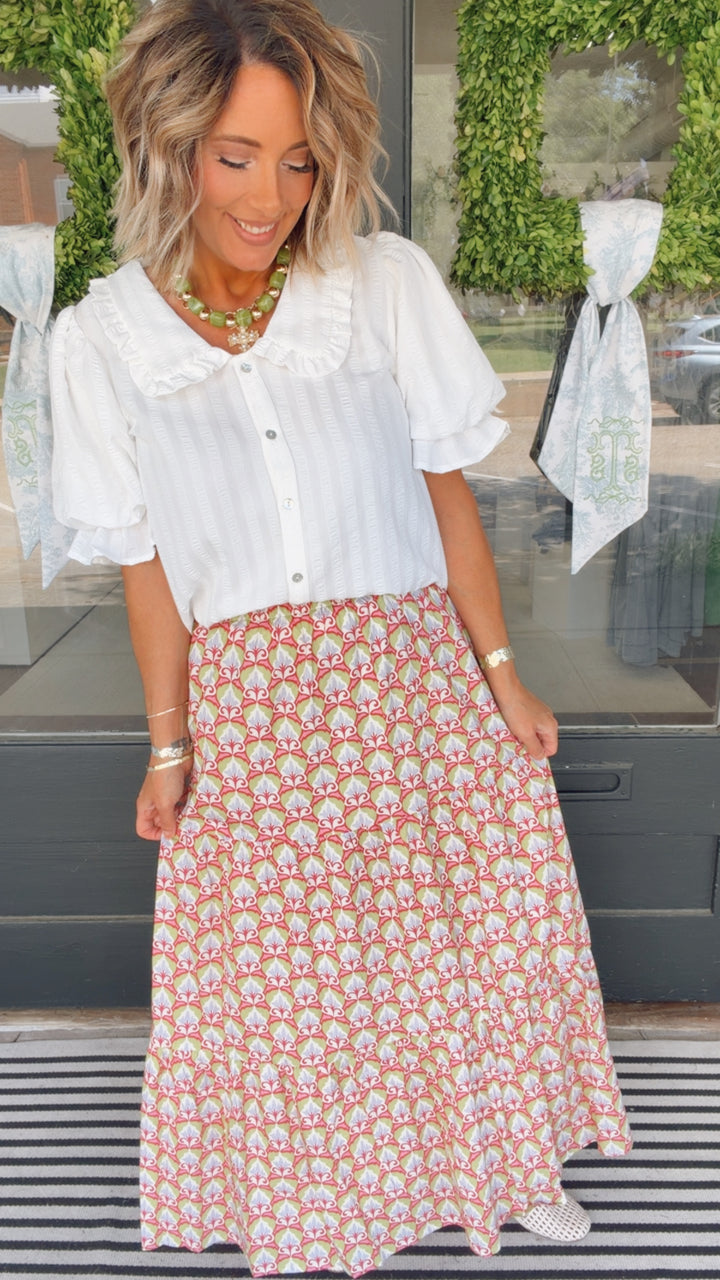 Mythic Petals Maxi Skirt