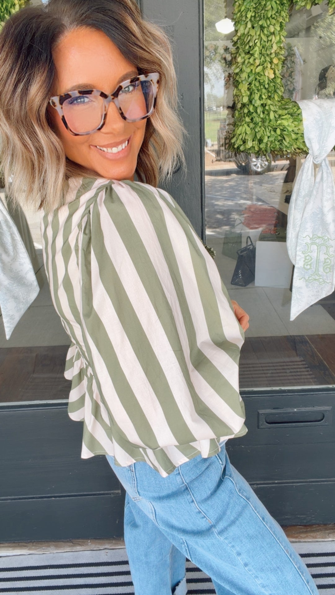 The Olive You More Striped Top