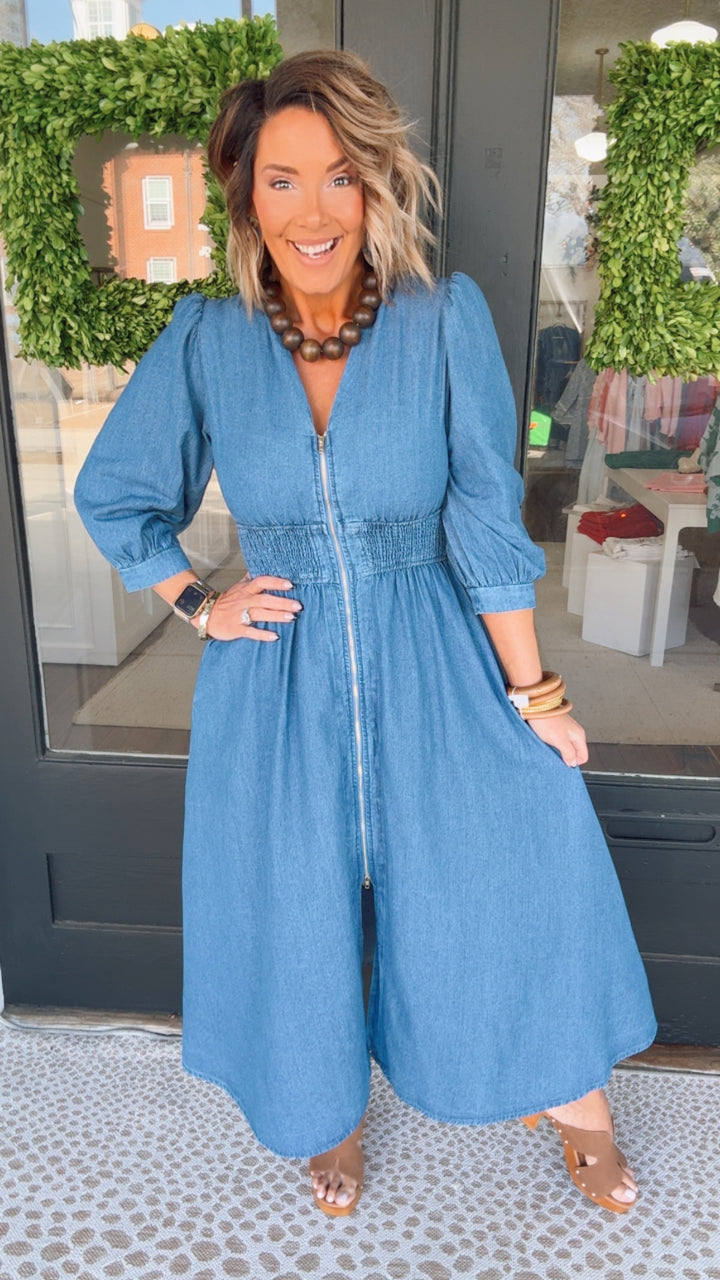The Denim Darling Dress