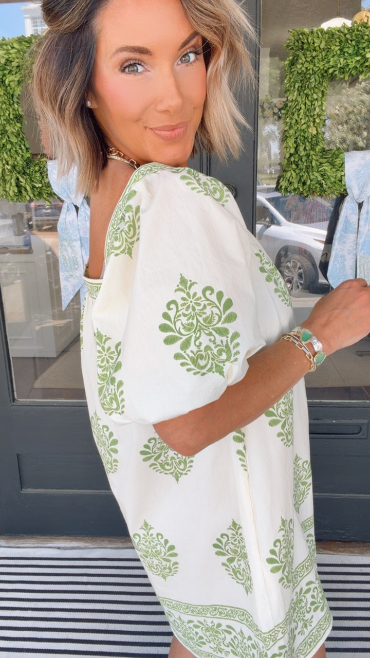 The Olive Grove Mini Dress