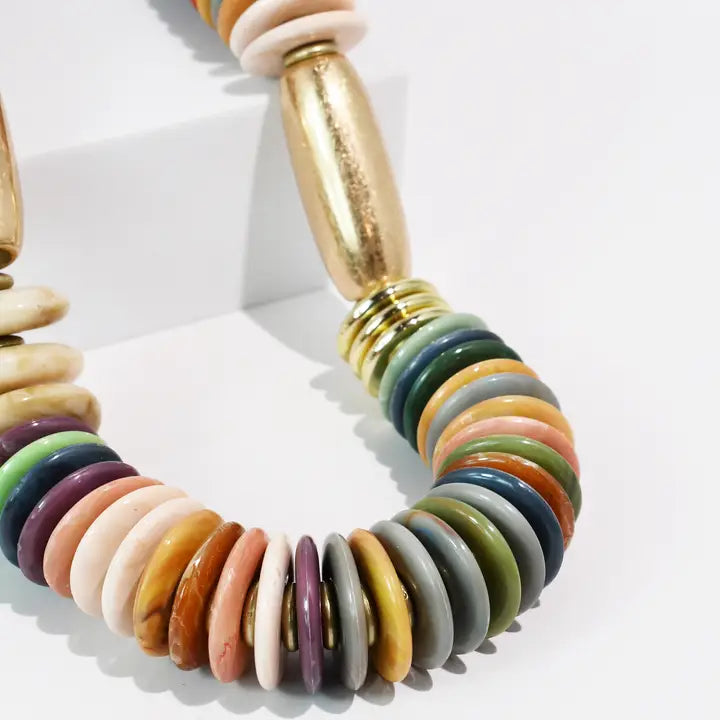 Multi Disc Necklace