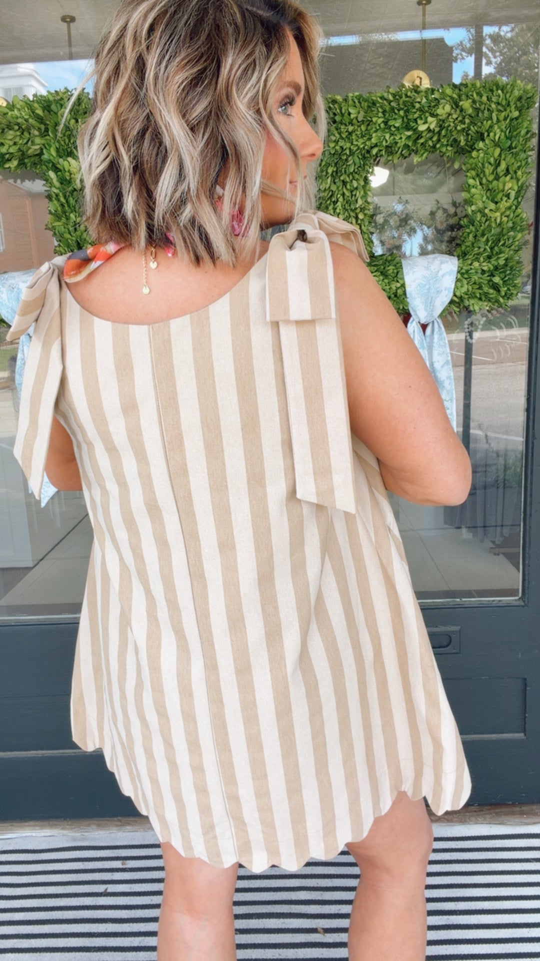 The Sandbar Scallop Dress