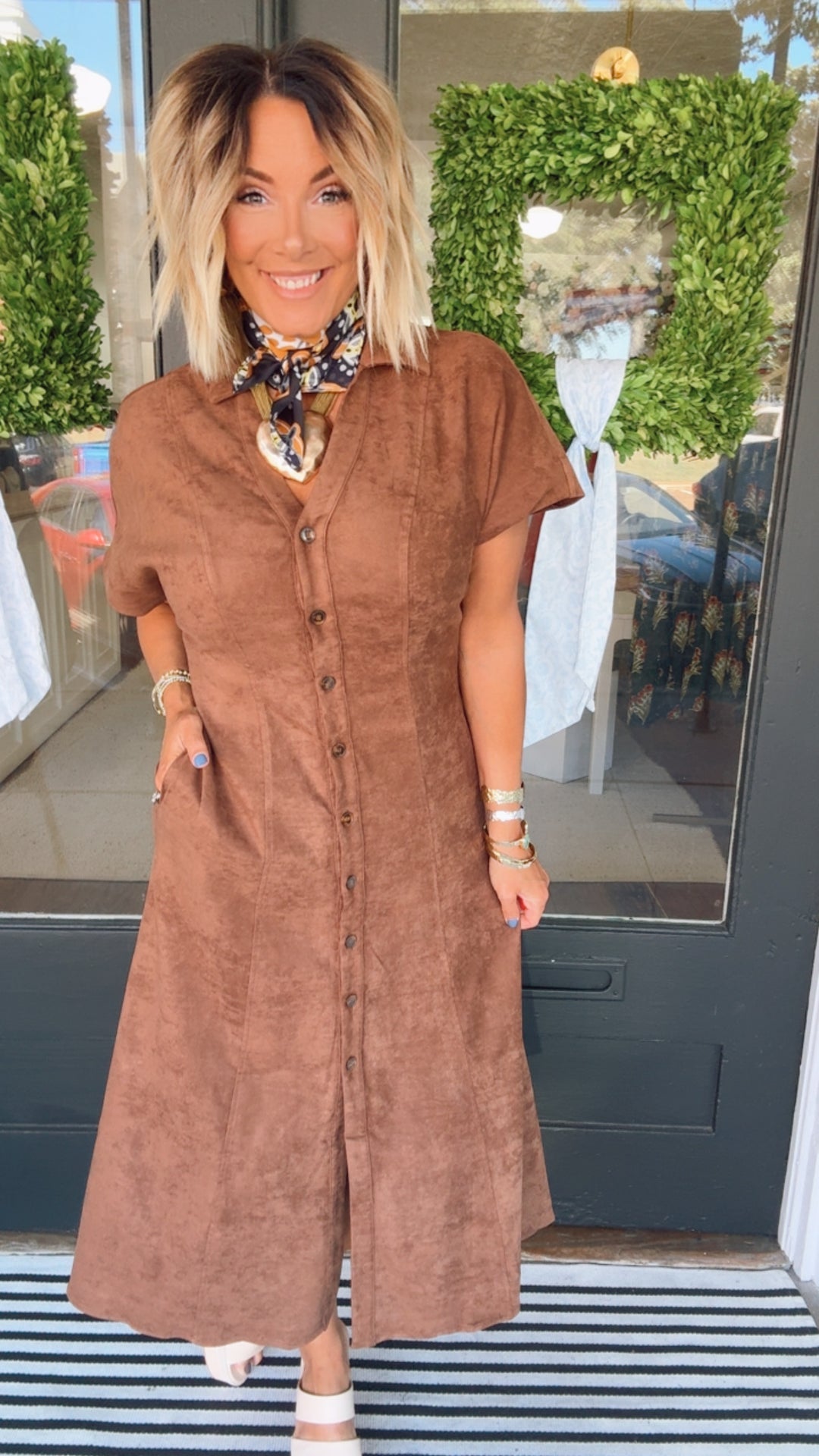 THML Suede Maxi