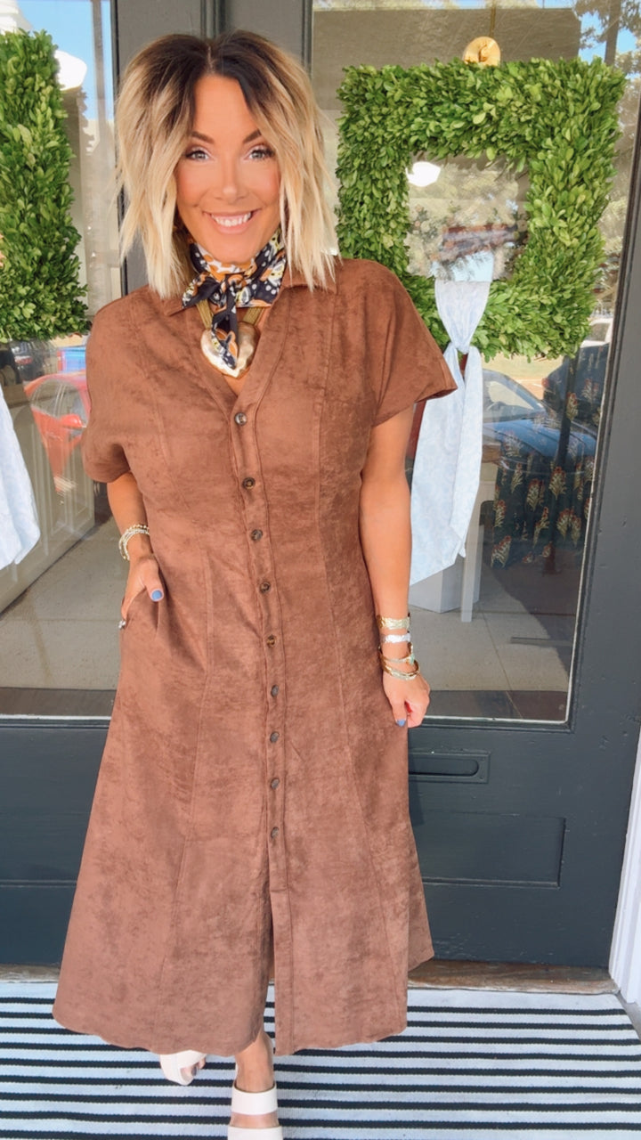 THML Suede Maxi