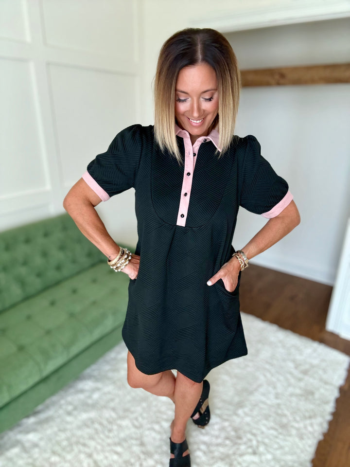 The Mini Jacquard Dress