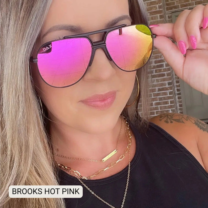 Dax Eyewear Brooks Hot Pink